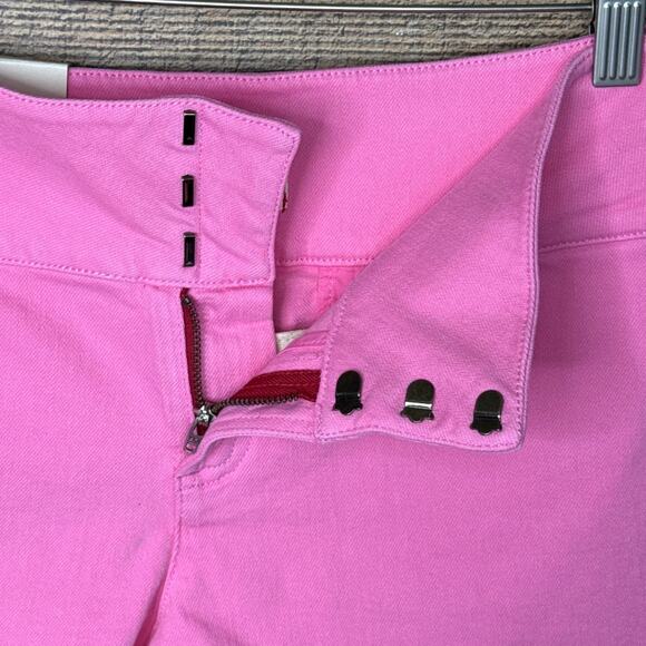 Alice + Olivia Jeans Olivia Denim Shorts Primrose Pink SZ 28 NWT - Picture 3 of 12